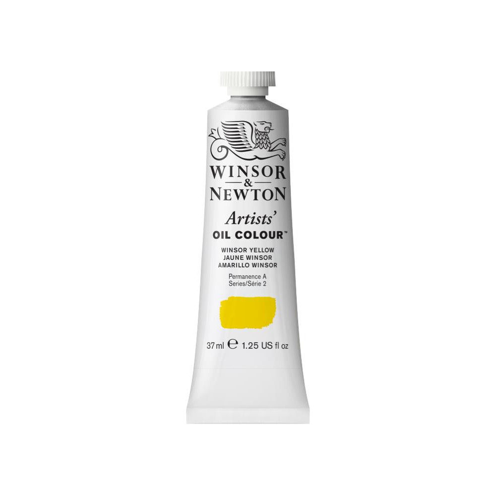 Farba olejna Artists' Oil Colour - Winsor & Newton - Winsor Yellow, 37 ml