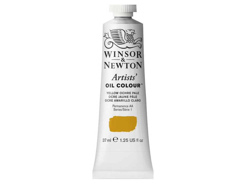 Farba olejna Artists' Oil Colour - Winsor & Newton - Yellow Ochre Pale, 37 ml