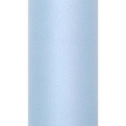 Tiul dekoracyjny 30 cm - błękitny, 9 m