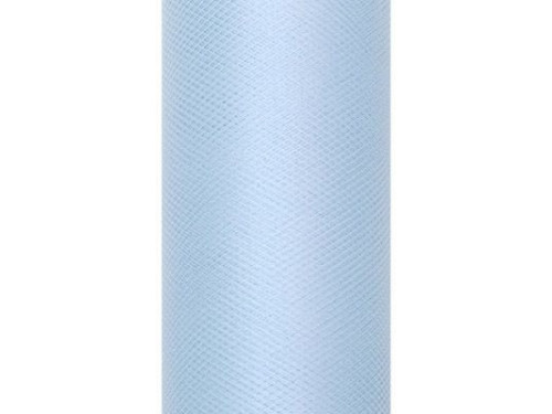 Tiul dekoracyjny 30 cm - błękitny, 9 m