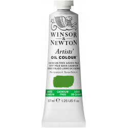 Farba olejna Artists' Oil Colour - Winsor & Newton - Cadmium Free Green Pale, 37 ml