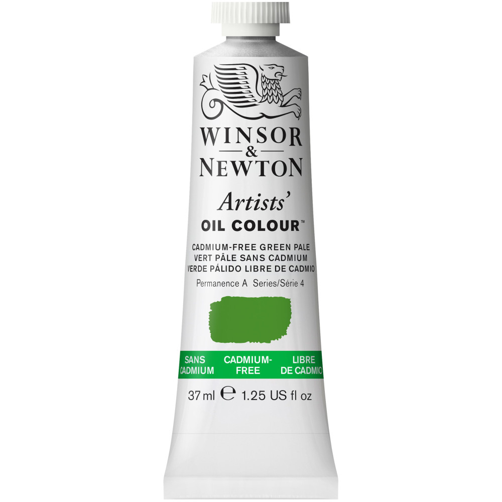 Oil paint Artists' Oil Colour - Winsor & Newton - Cadmium Free Green Pale, 37 ml