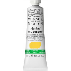 Oil paint Artists' Oil Colour - Winsor & Newton - Cadmium Free Yellow Pale, 37 ml