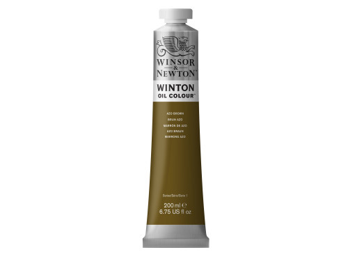 Oil paint Winton Oil Colour - Winsor & Newton - Azo Brown, 200 ml