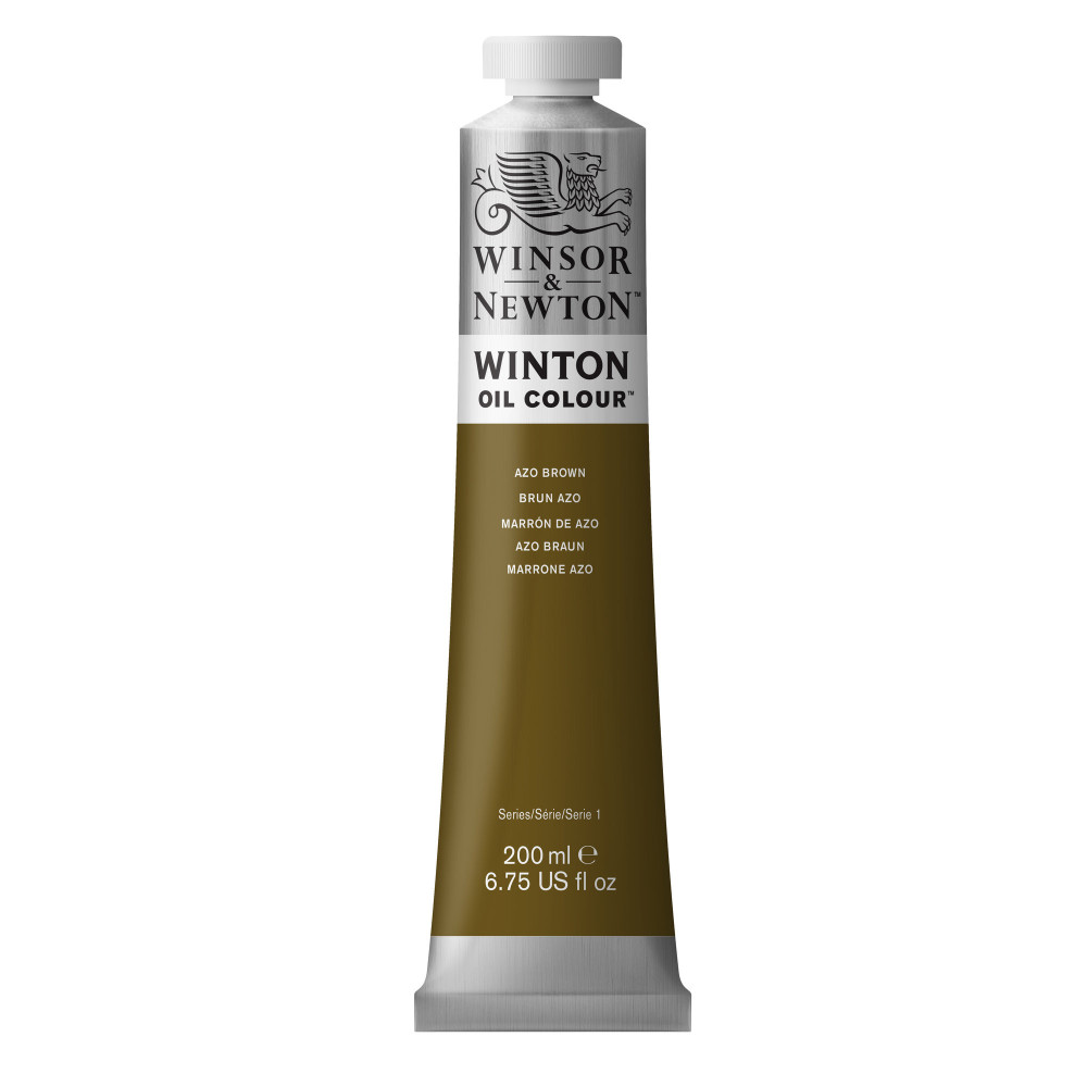 Oil paint Winton Oil Colour - Winsor & Newton - Azo Brown, 200 ml