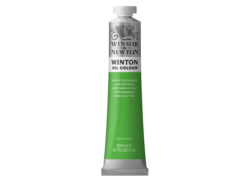 Oil paint Winton Oil Colour - Winsor & Newton - Phthalo Yellow Green, 200 ml