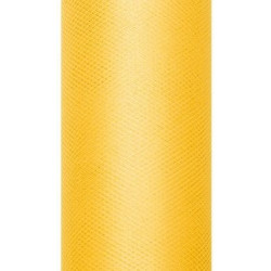 Decorative Tulle 30 cm x 9 m 009 Yellow