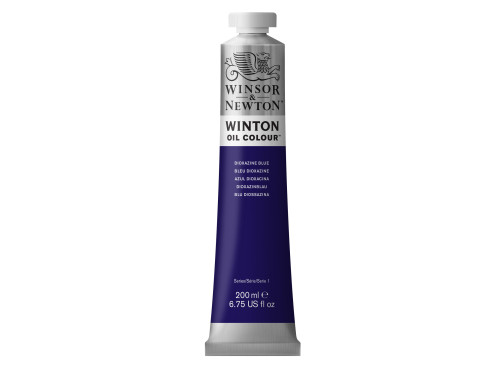 Oil paint Winton Oil Colour - Winsor & Newton - Dioxazine Blue, 200 ml
