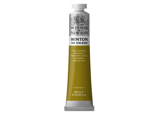 Oil paint Winton Oil Colour - Winsor & Newton - Azo Yellow Green, 200 ml