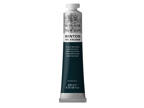 Farba olejna Winton Oil Colour - Winsor & Newton - Phthalo Deep Green, 200 ml