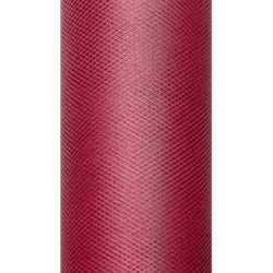 Decorative Tulle 30 cm x 9 m 082 Deep Red