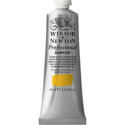 Farba akrylowa Professional Acrylic - Winsor & Newton - Cadmium Yellow Medium, 60 ml