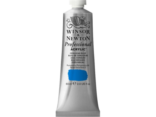 Acrylic paint Professional Acrylic - Winsor & Newton - Cerulean Blue, 60 ml