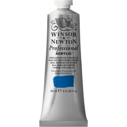 Farba akrylowa Professional Acrylic - Winsor & Newton - Cerulean Blue Chromium, 60 ml