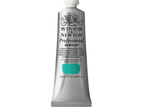 Acrylic paint Professional Acrylic - Winsor & Newton - Cobalt Turquoise Deep, 60 ml