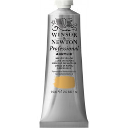 Farba akrylowa Professional Acrylic - Winsor & Newton - Naples Yellow, 60 ml