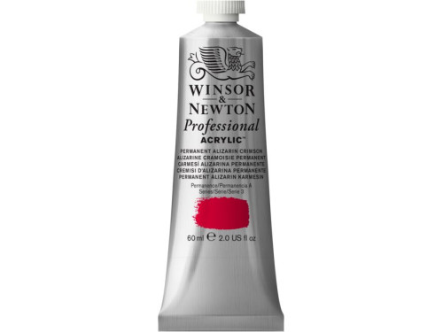 Acrylic paint Professional Acrylic - Winsor & Newton - Permanent Alizarin Crimson, 60 ml