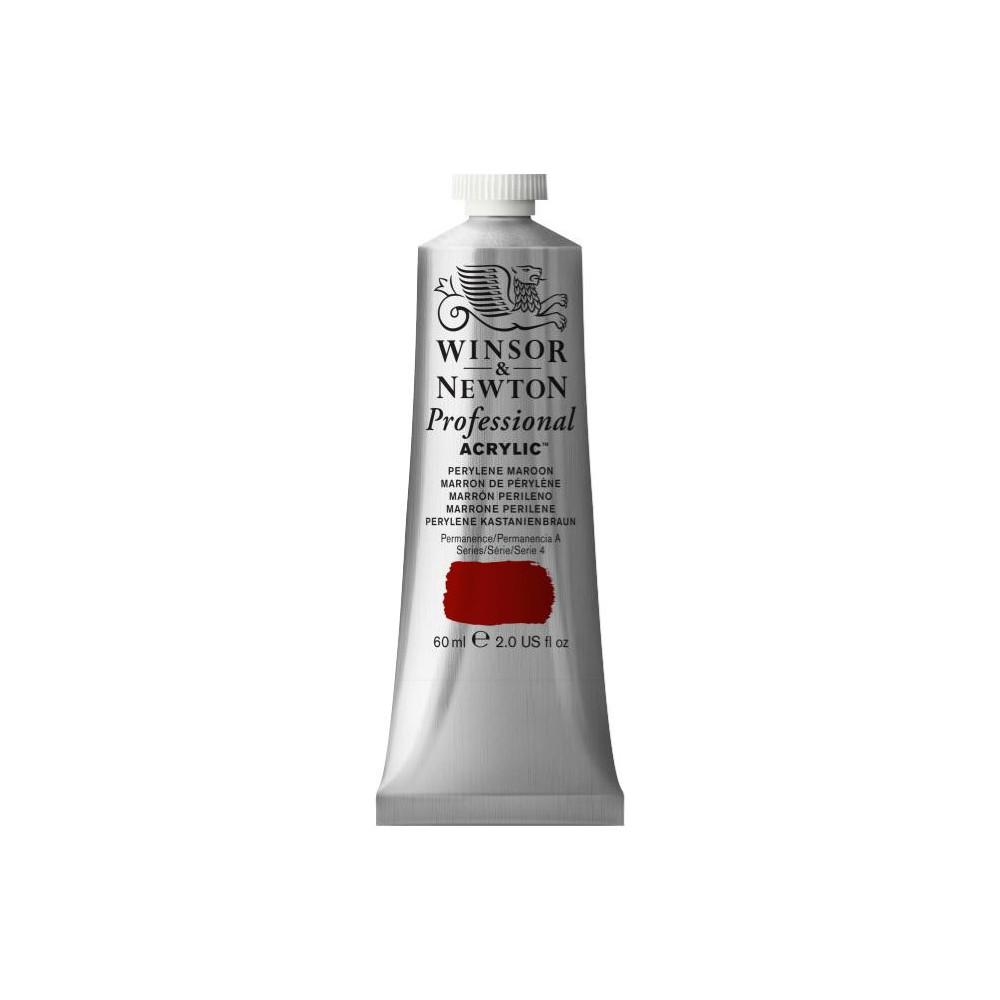 Acrylic paint Professional Acrylic - Winsor & Newton - Perylene Maroon, 60 ml
