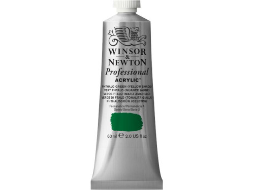Acrylic paint Professional Acrylic - Winsor & Newton - Phthalo Green Yellow Shade, 60 ml