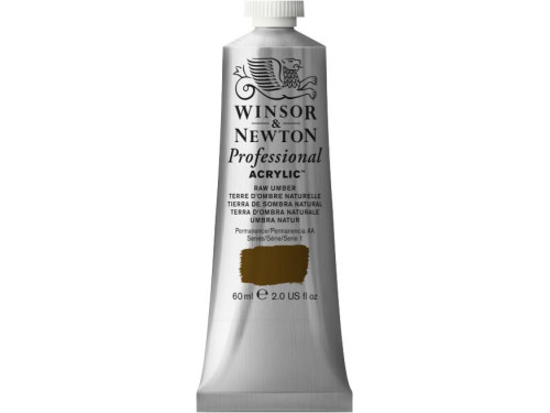 Farba akrylowa Professional Acrylic - Winsor & Newton - Raw Umber, 60 ml