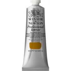 Acrylic paint Professional Acrylic - Winsor & Newton - Raw Umber Light, 60 ml