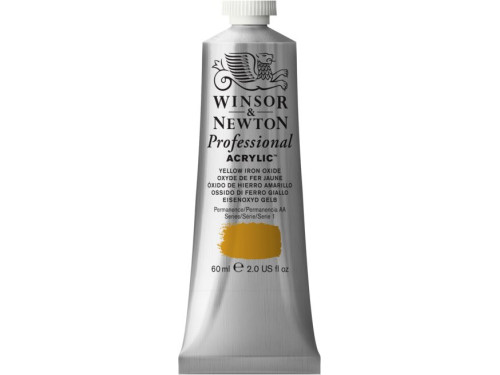 Farba akrylowa Professional Acrylic - Winsor & Newton - Yellow Iron Oxide, 60 ml