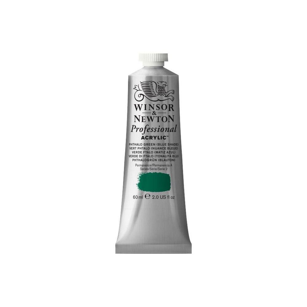 Acrylic paint Professional Acrylic - Winsor & Newton - Phthalo Green Blue Shade, 60 ml