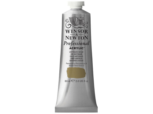 Farba akrylowa Professional Acrylic - Winsor & Newton - Antique Gold, 60 ml