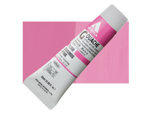 Acryla Gouache paint - Holbein - Cosmos Pink, 20 ml