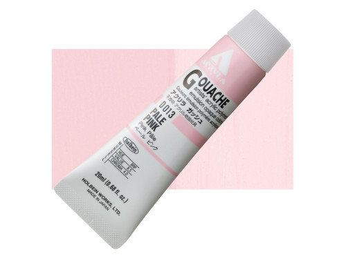 Acryla Gouache paint - Holbein - Pale Pink, 20 ml
