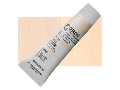 Acryla Gouache paint - Holbein - Pale Peach, 20 ml