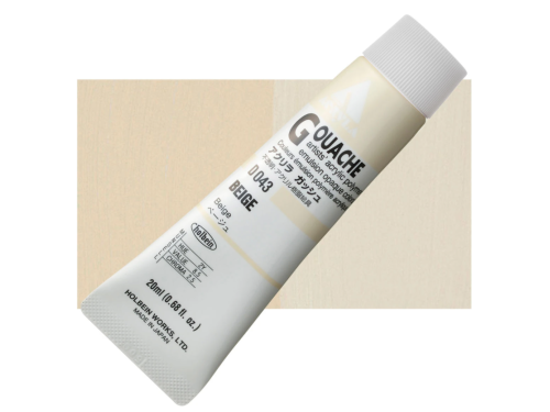 Farba gwasz Acryla Gouache - Holbein - Beige, 20 ml
