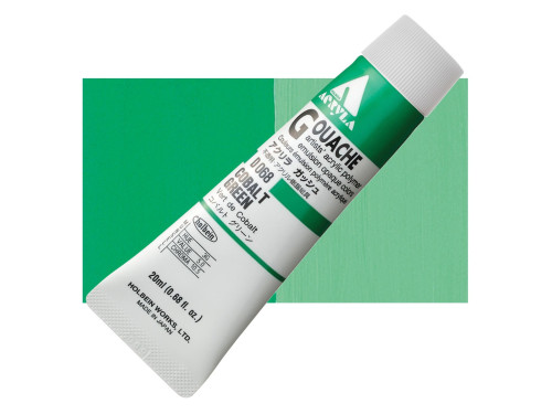 Acryla Gouache paint - Holbein - Cobalt Green, 20 ml