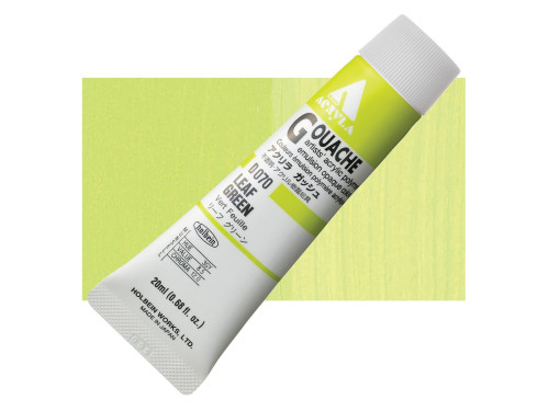 Farba gwasz Acryla Gouache - Holbein - Leaf Green, 20 ml