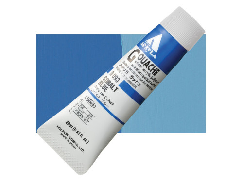 Acryla Gouache paint - Holbein - Cobalt Blue, 20 ml