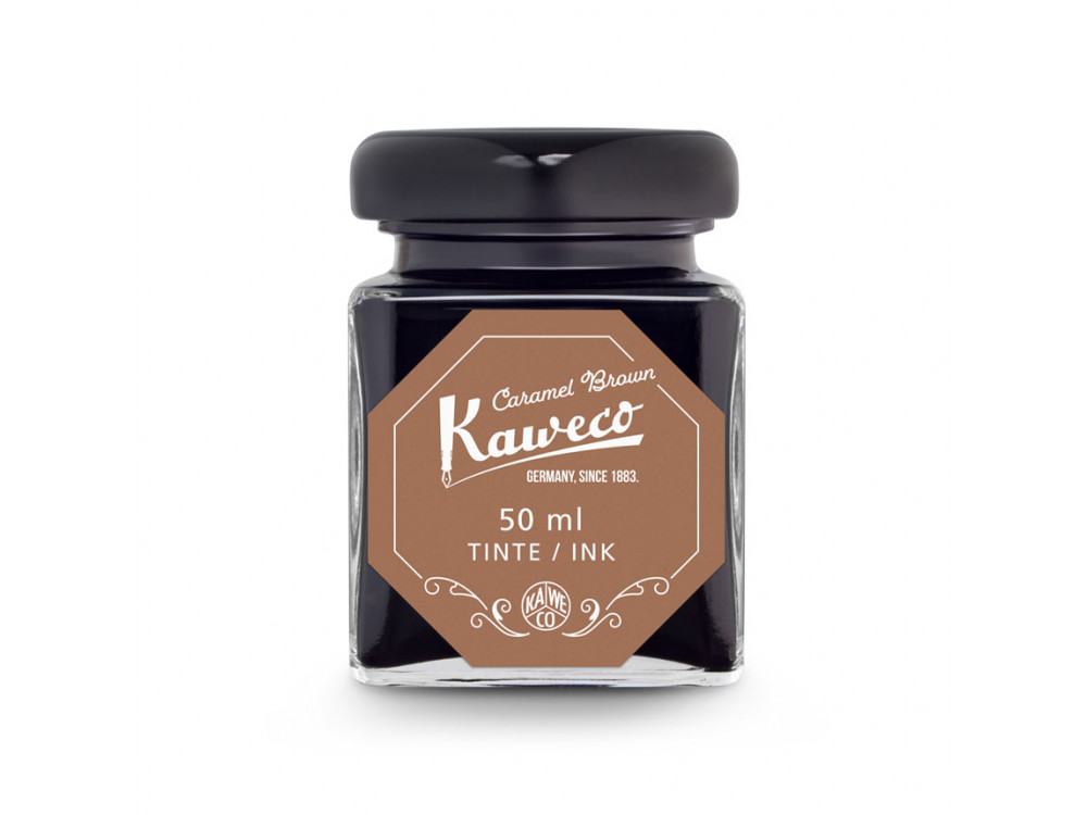 Ink bottle - Kaweco - Carmel Brown, 50 ml