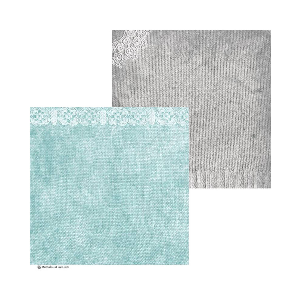 Set of scrapbooking papers Maxi Creative Pad, 30,5 x 30,5 cm - Piątek Trzynastego - Fabrics