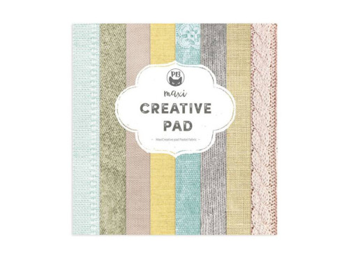 Set of scrapbooking papers Maxi Creative Pad, 30,5 x 30,5 cm - Piątek Trzynastego - Fabrics