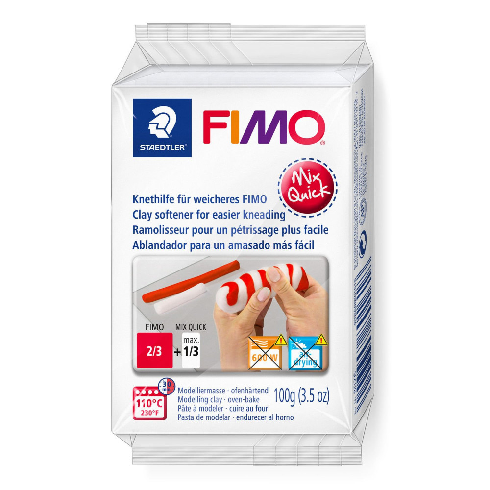Fimo Mix Quick modelling clay softener - Staedtler - white, 100 g