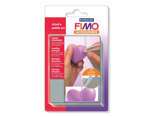 Grind'n polish set for Fimo modelling clay - Staedtler - 3 pcs