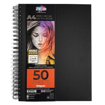 Sketch Book Mixed Media, 21 x 29,7 cm - Talens Art Creation - 250 g, 30  sheets