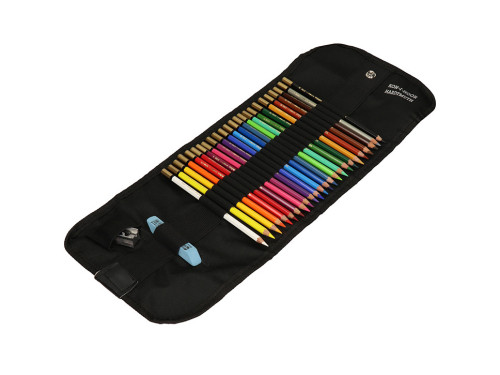 Set of Polycolor colored pencils with roll-up case - Koh-I-Noor - 24 colors