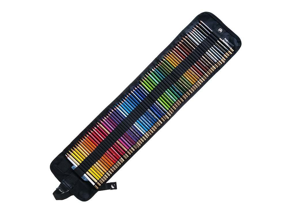 Set of Polycolor colored pencils with roll-up case - Koh-I-Noor - 72 colors