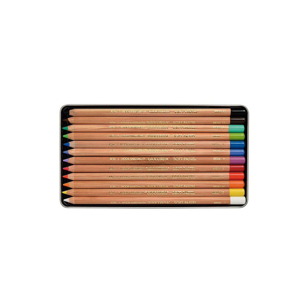 Set of Gioconda soft pastel pencils - Koh-I-Noor - 12 colors
