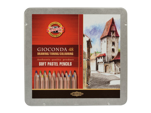 Set of Gioconda soft pastel pencils - Koh-I-Noor - 48 colors