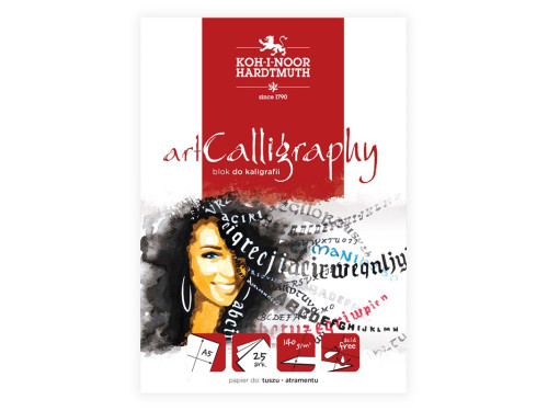 Art Calligraphy paper pad - Koh-I-Noor - A5, 140 g, 25 sheets