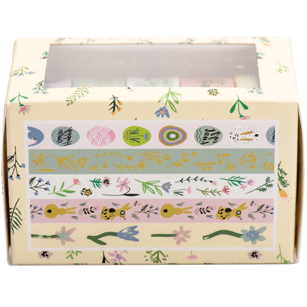 Set of washi tapes Bunny Hop - Paper Poetry - 1,5 x 10 m, 5 pcs