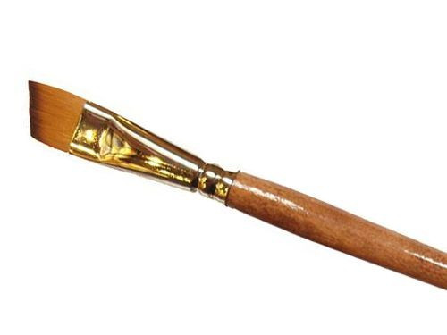 Oblique, synthetic, 1001A series brush - Renesans - long handle, no. 2