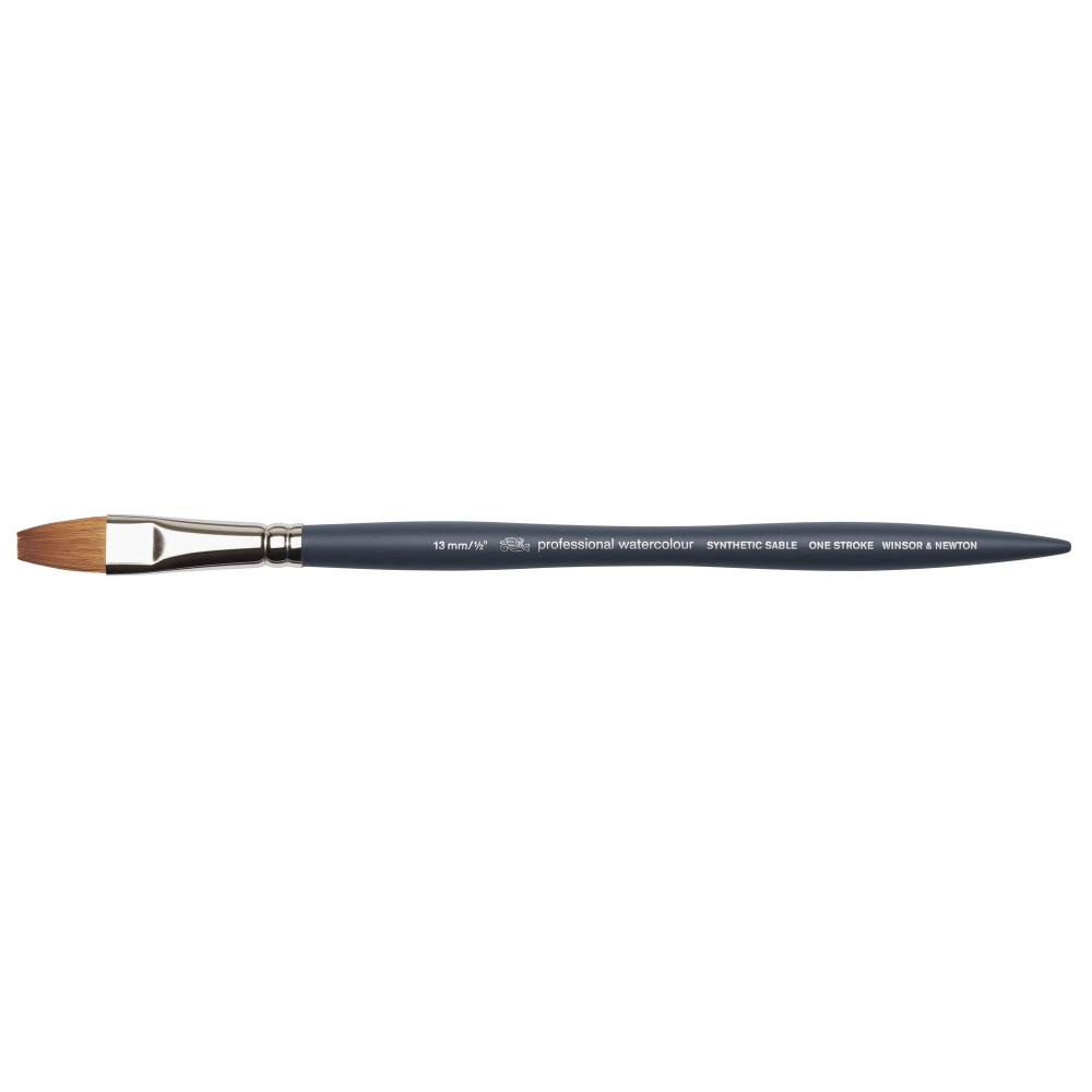 Professional Watercolor Synthetic Sable brush, one stroke - Winsor & Newton - no. 1/2''