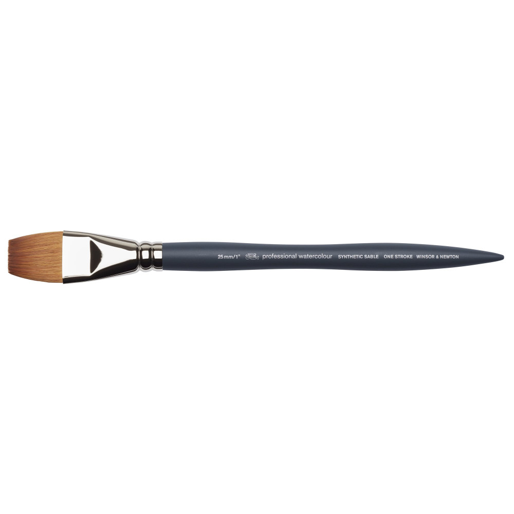 Professional Watercolor Synthetic Sable brush, one stroke - Winsor & Newton - no. 1''
